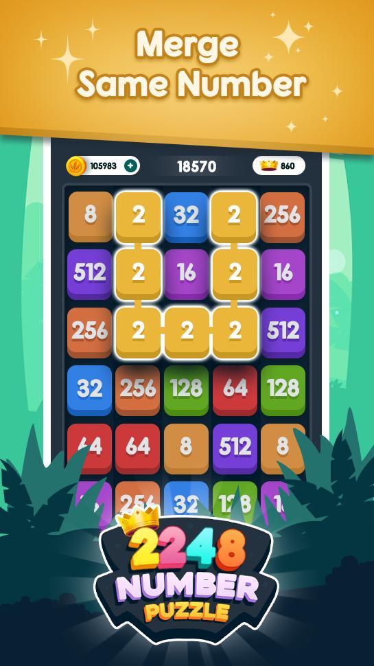 2048 Real - Number Puzzle 2022 screenshot image 3_funmod.online