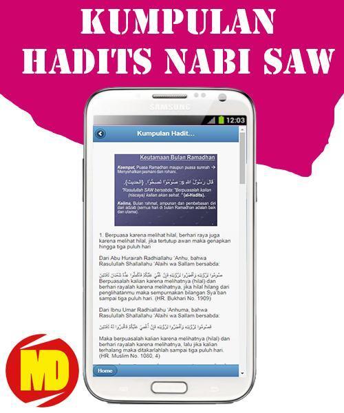Kumpulan Hadits Nabi Muhammad  ﷺ screenshot image 1_funmod.online