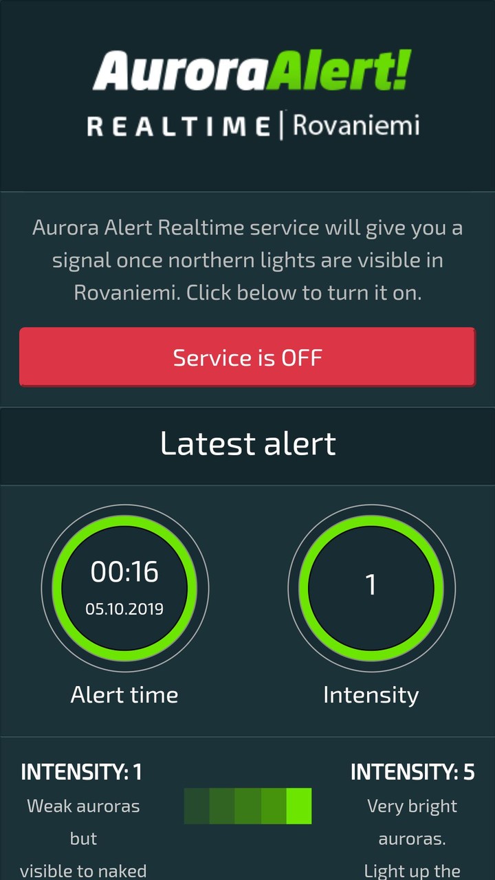 Aurora Alert - Rovaniemi screenshot image 4_funmod.online