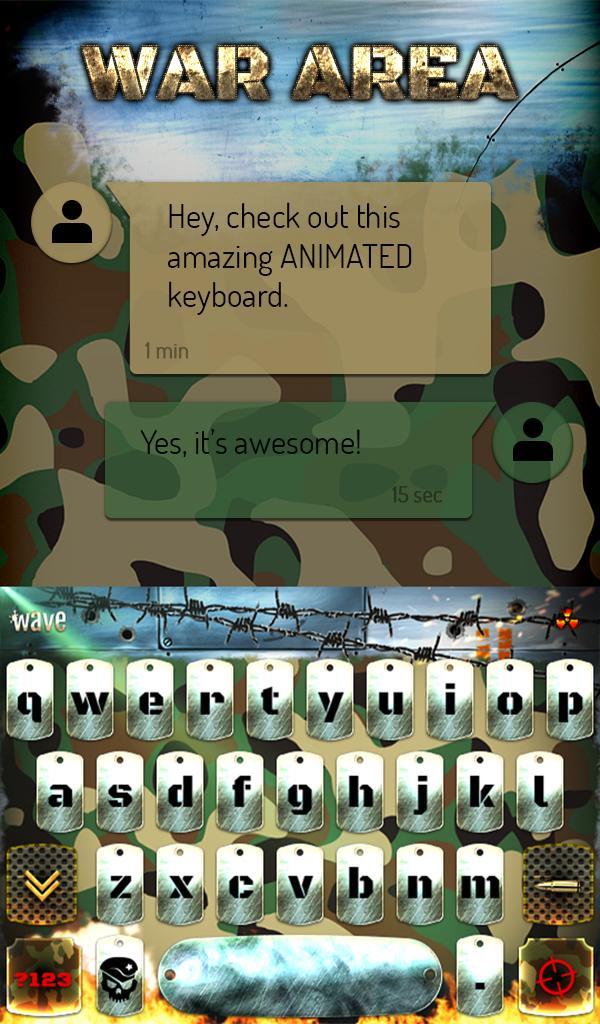 War Area Animated Keyboard + L screenshot image 6_funmod.online