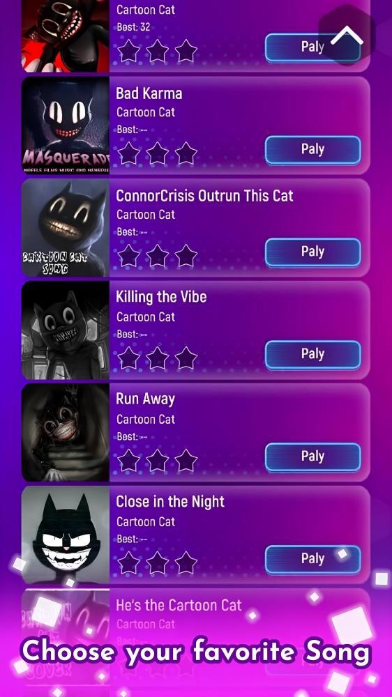 Cartoon cat - Hop tiles screenshot image 2_funmod.online