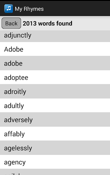 My Rhymes<span>(Paid for free)</span> screenshot image 3_funmod.online