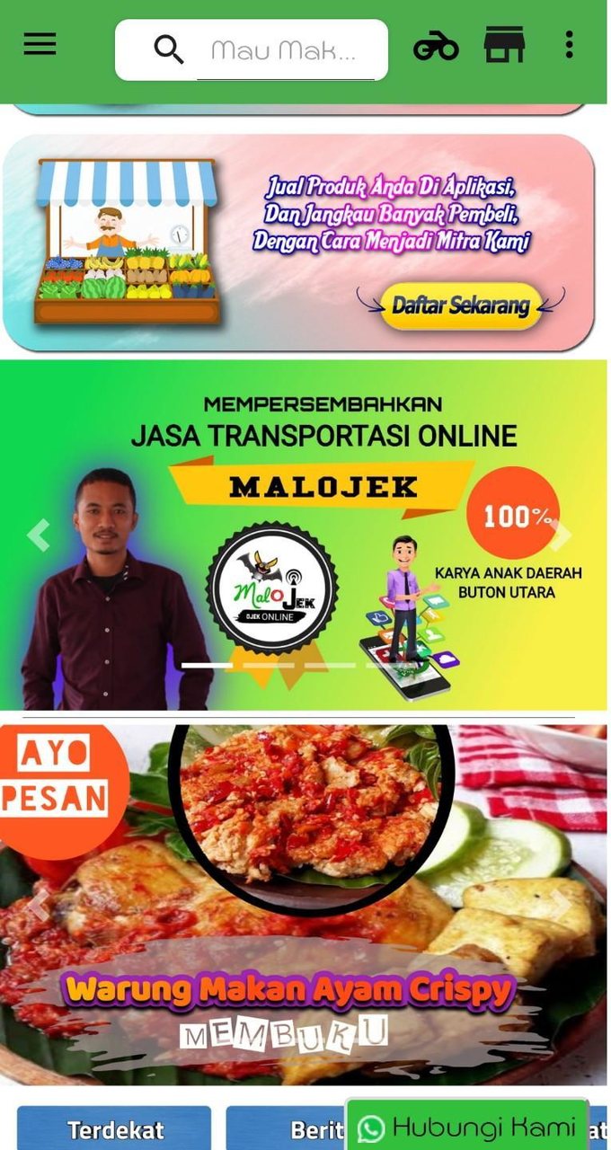 MALOJEK - OJEK ONLINE BUTON UTARA screenshot image 4_funmod.online
