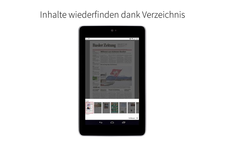 Basler Zeitung E-Paper screenshot image 1_funmod.online