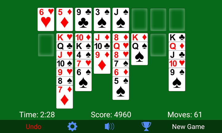 FreeCell Solitaire screenshot image 24_funmod.online