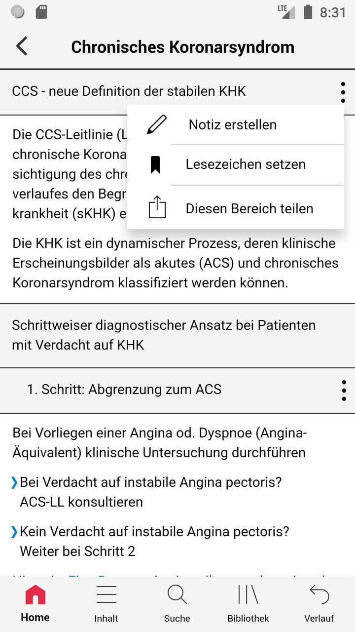 DGK Pocket-Leitlinien screenshot image 6_funmod.online