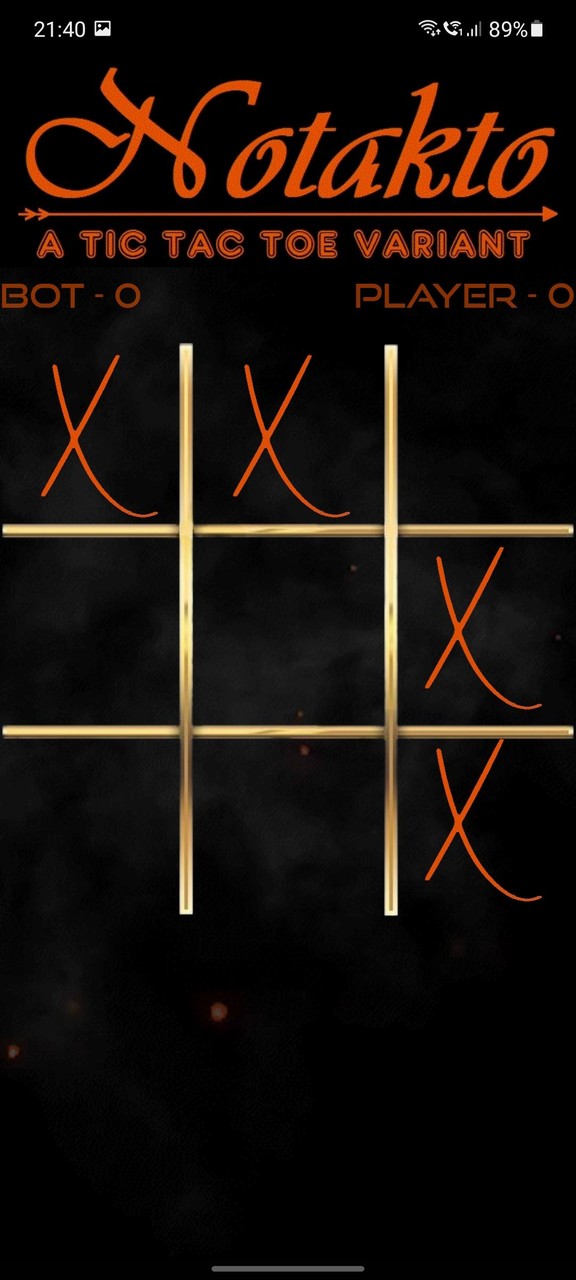 Notakto - A Tic Tac Toe Varian screenshot image 3_funmod.online