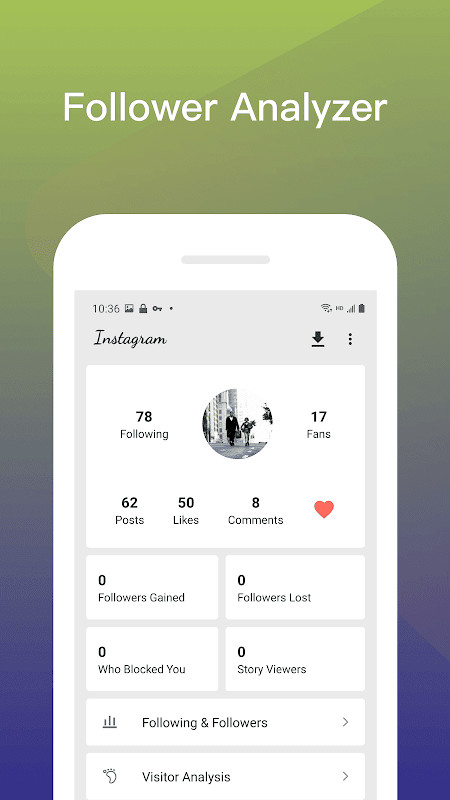 Likes and followers - Analyzer screenshot image 9_funmod.online
