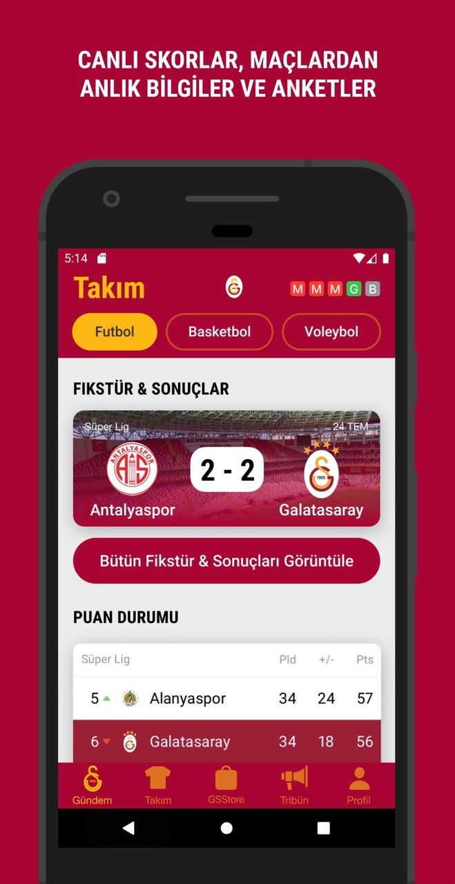 Galatasaray screenshot image 4_funmod.online