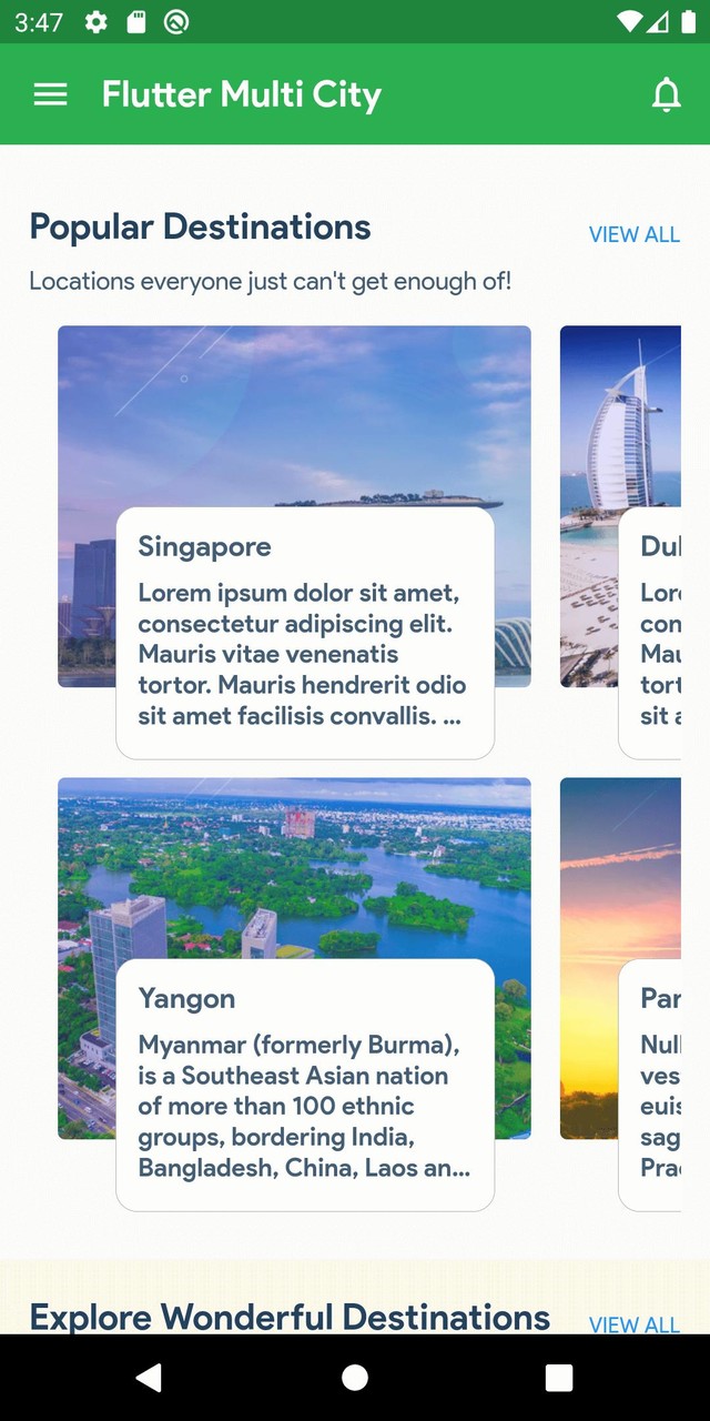 Flutter Multi-City screenshot image 7_funmod.online