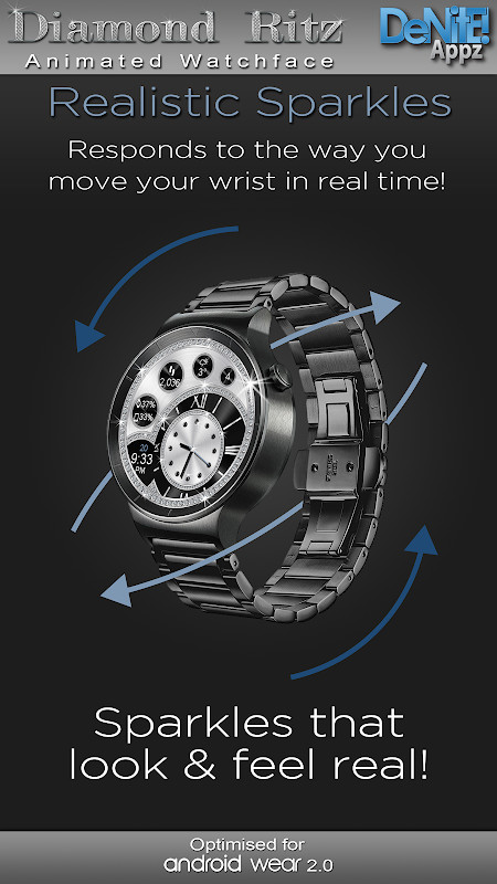 Diamond Ritz HD Watch Face screenshot image 2_funmod.online
