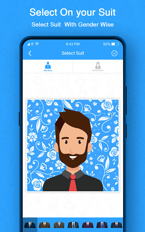 Passport Size Photo Maker - Passport Photo Creator screenshot image 2_funmod.online