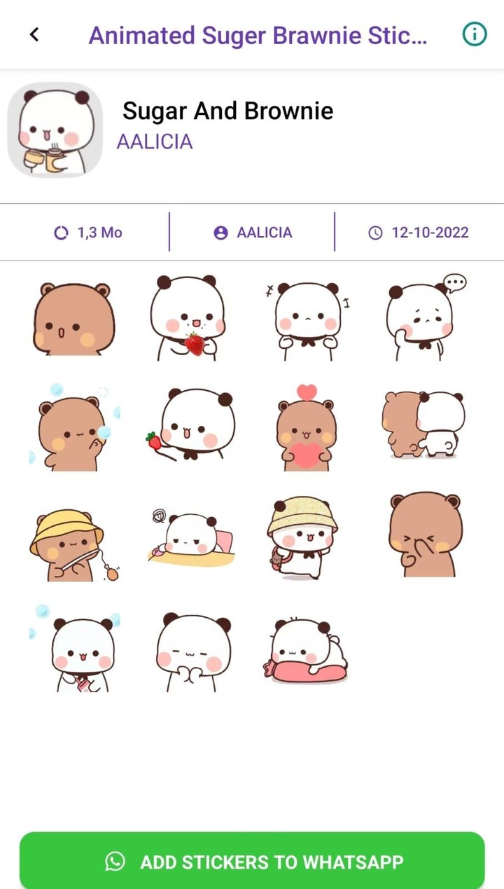 Animated Suger Brawnie Sticker screenshot image 9_funmod.online