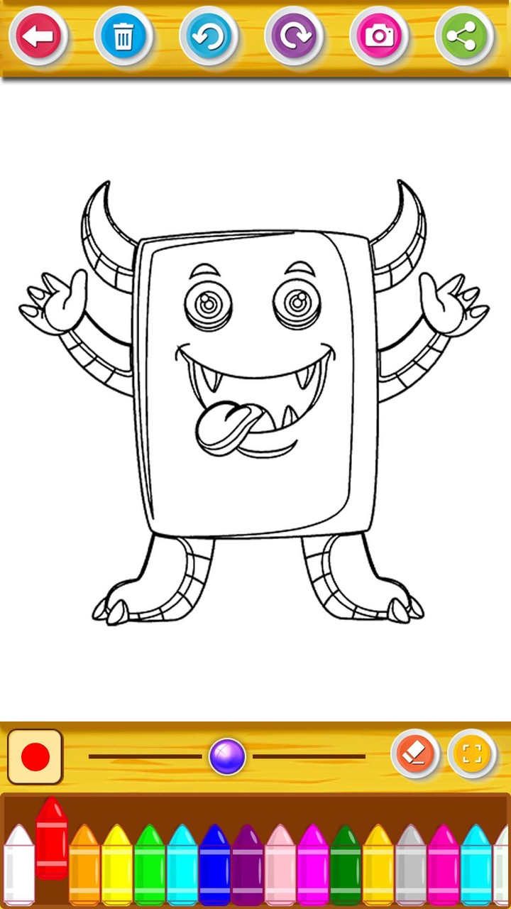 Mammott Monsters Coloring Book screenshot image 1_funmod.online