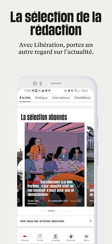 Libération: Info et Actualités screenshot image 1_funmod.online