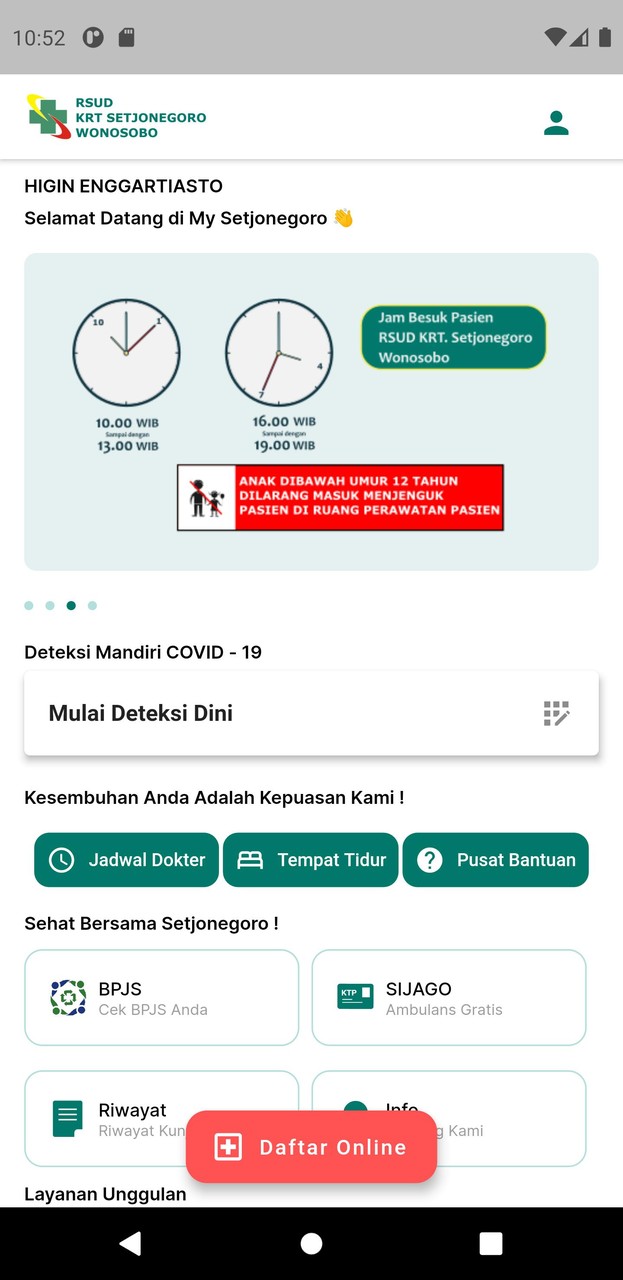 RSUD Setjonegoro Wonosobo screenshot image 3_funmod.online