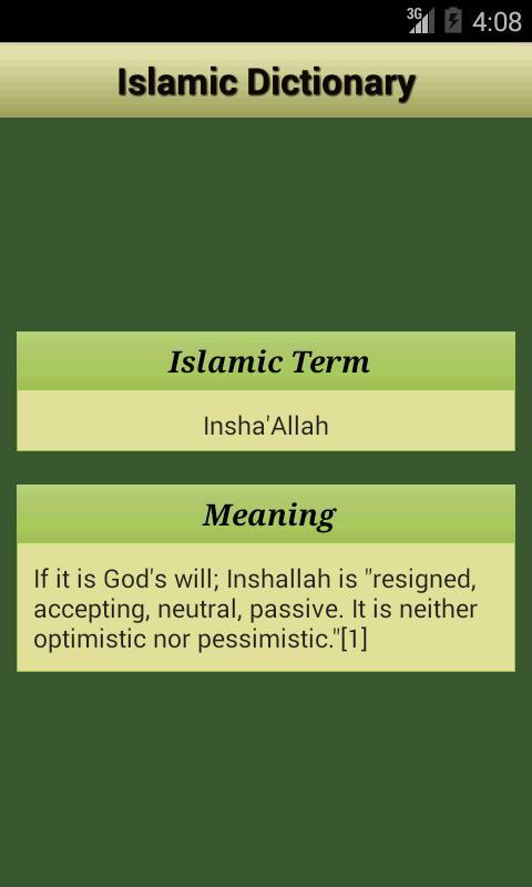 Muslim Islamic Dictionary screenshot image 2_funmod.online