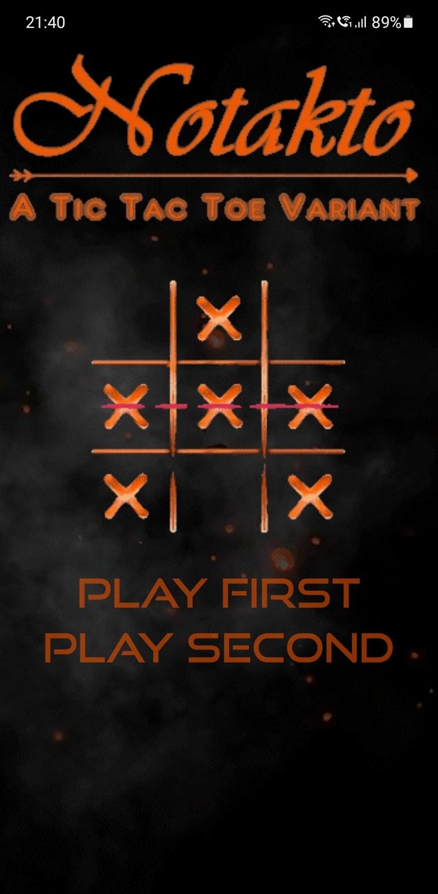 Notakto - A Tic Tac Toe Varian screenshot image 2_funmod.online