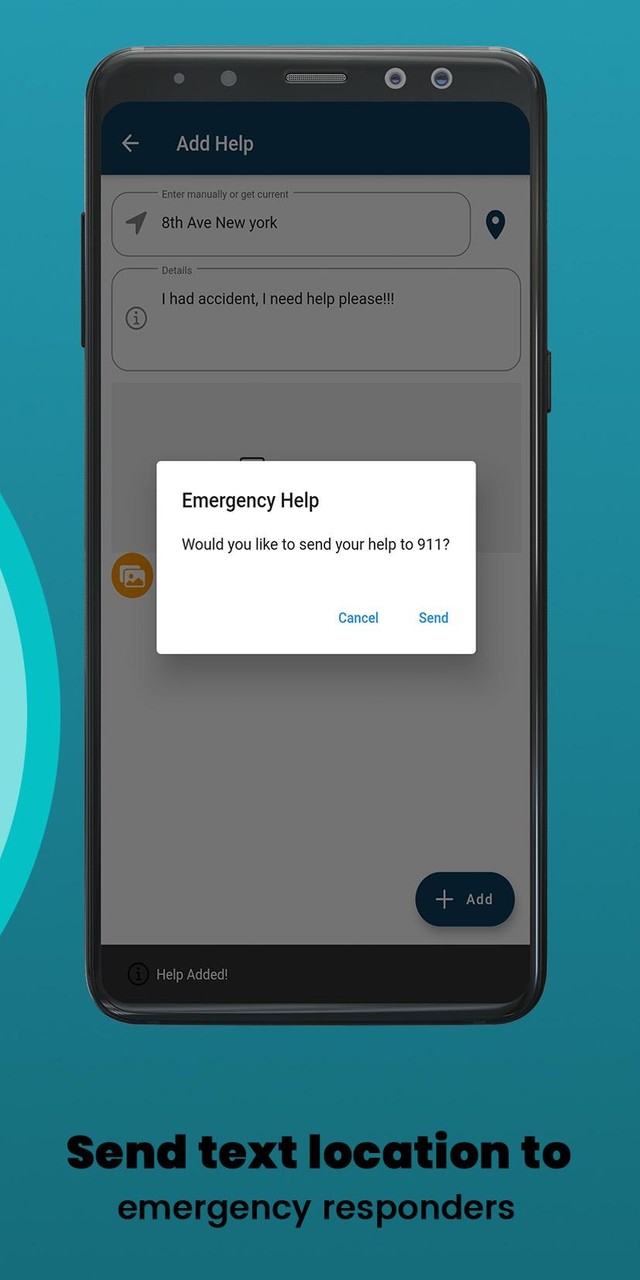 Emergency: get help by texting screenshot image 4_funmod.online