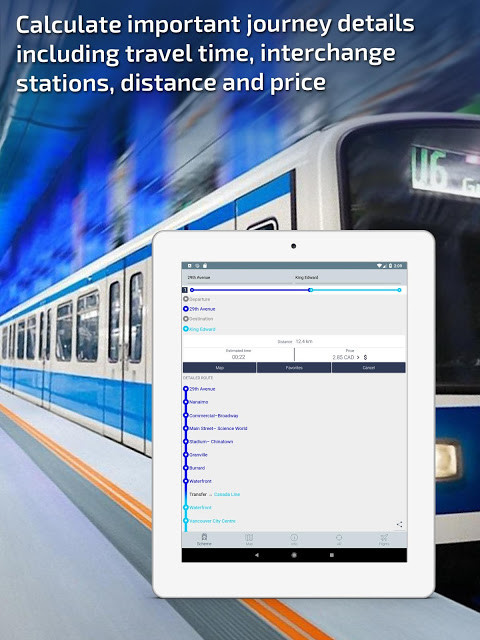 Vancouver SkyTrain Guide and Metro Route Planner screenshot image 4_funmod.online