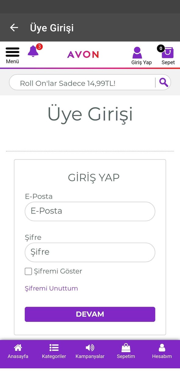 Avon Üyelik - Kayıt ol screenshot image 10_funmod.online