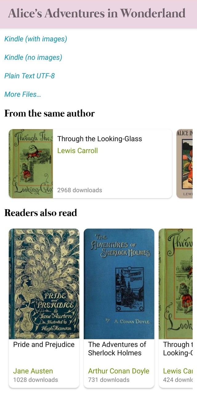 Gutenberg eBooks Browser screenshot image 7_funmod.online