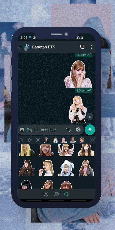 Lisa Blackpink WASticker screenshot image 17_funmod.online