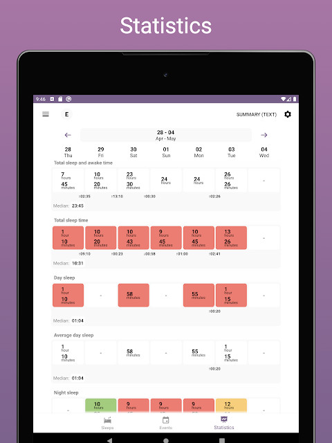 Simple Sleep Tracker screenshot image 1_funmod.online