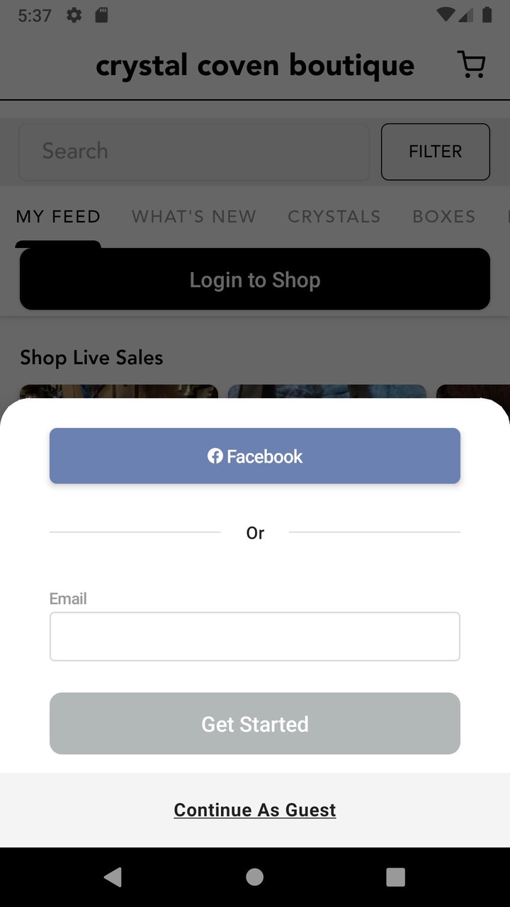 crystal coven boutique screenshot image 1_funmod.online