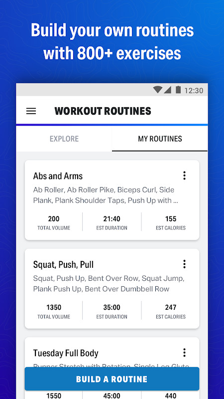 Map My Fitness Workout Trainer screenshot image 1_funmod.online