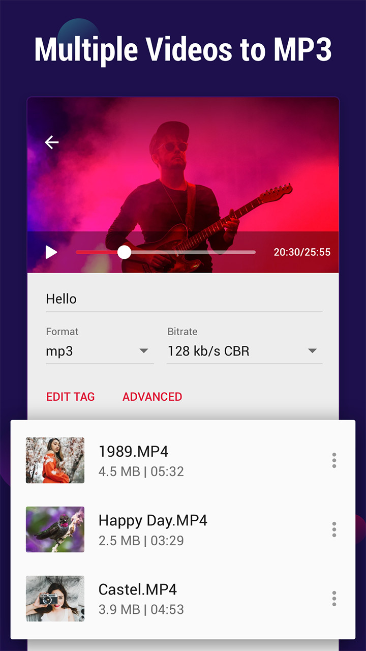 Video to MP3 - Video to Audio<span>(Vip Unlocked)</span> screenshot image 9_funmod.online