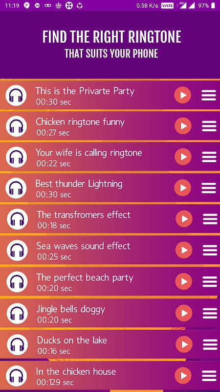 Ringtones, Relax Music app screenshot image 1_funmod.online