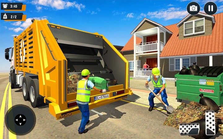 Garbage Truck Driving Games 3D screenshot image 5_funmod.online