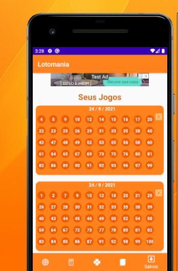Lotomania - Gerador da Sorte Loterias screenshot image 15_funmod.online