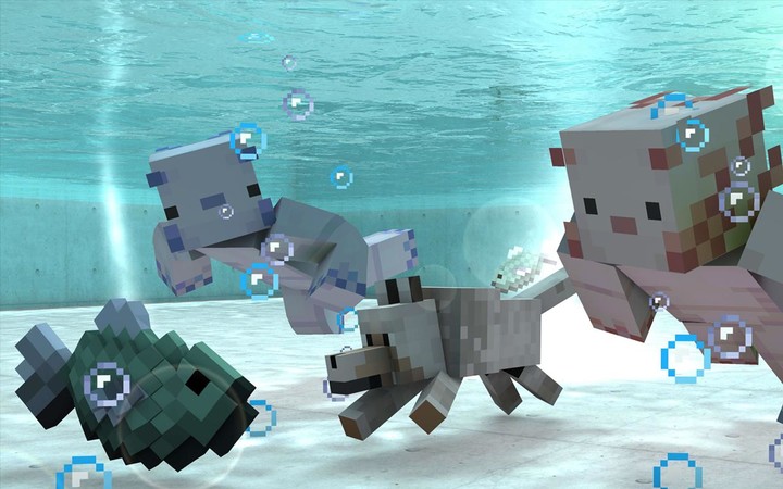 Axolotl Pet Skins MCPE screenshot image 5_funmod.online