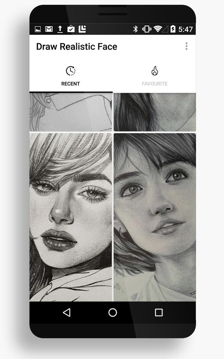 Drawing Realistic Face screenshot image 2_funmod.online