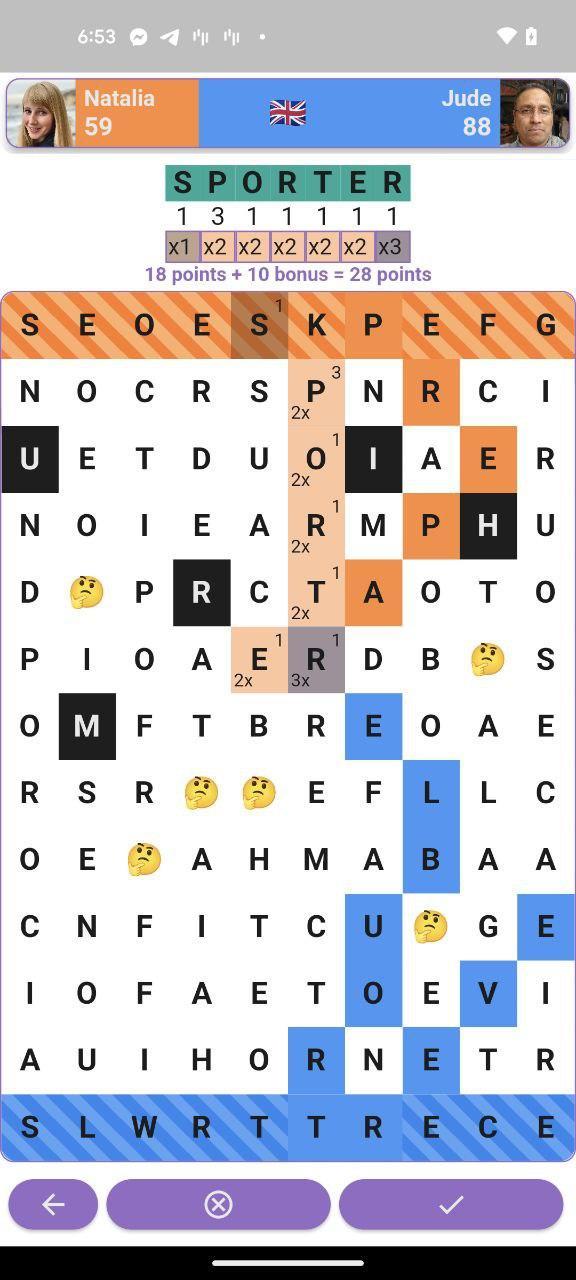 LetterGrid - Word Game screenshot image 1_funmod.online