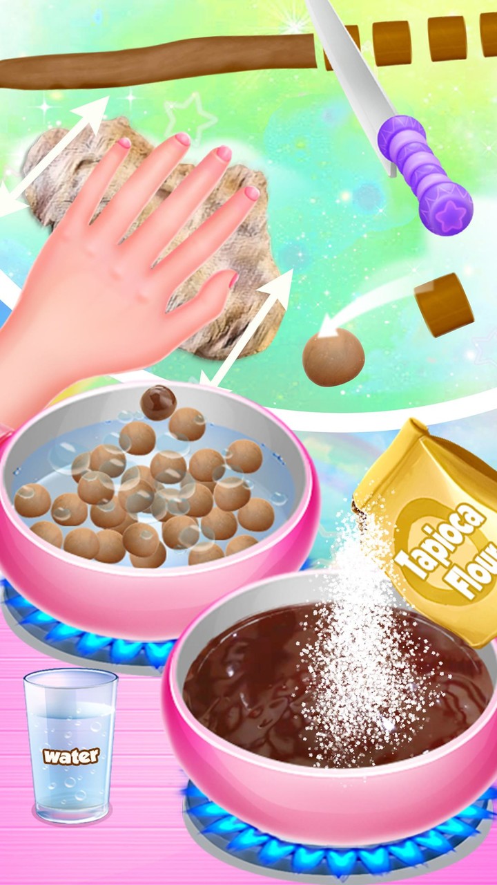 Unicorn Bubble Tea - Icy Drink screenshot image 2_funmod.online