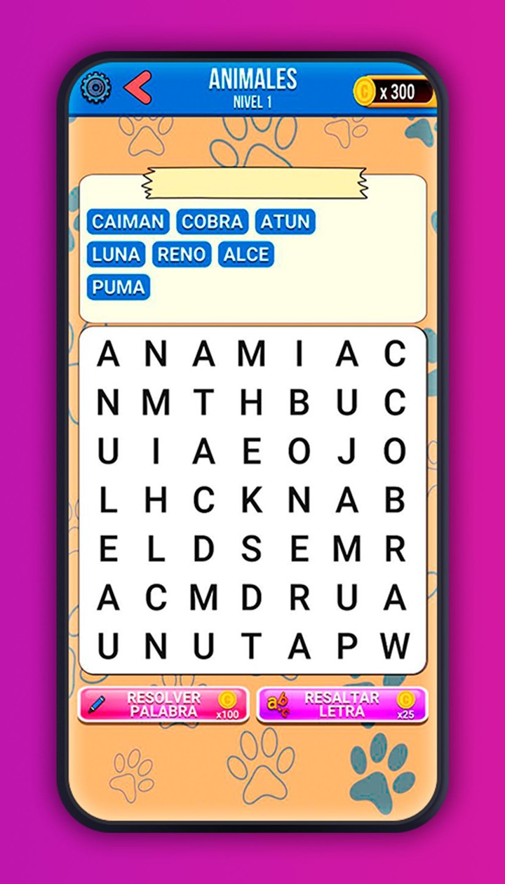 Sopa De Letras (El Pasatiempo) screenshot image 5_funmod.online
