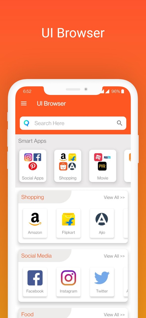 UI Browser :- Fast & Safe screenshot image 1_funmod.online