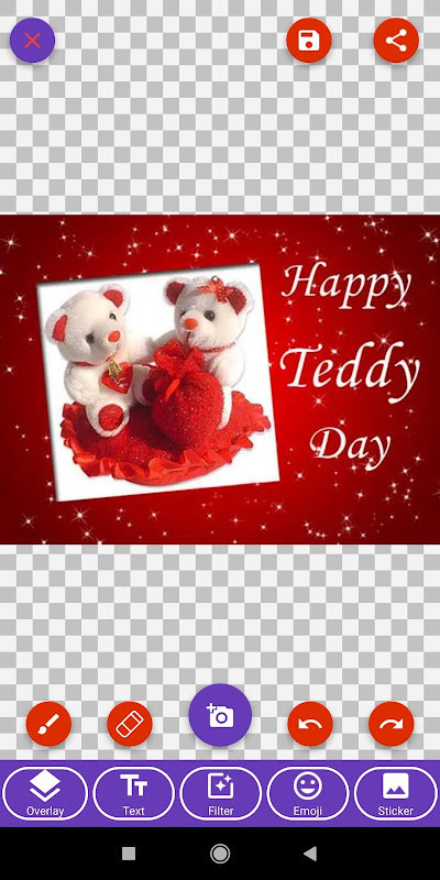 Happy Teddy Day:Greeting, Photo Frames, GIF Quotes screenshot image 4_funmod.online